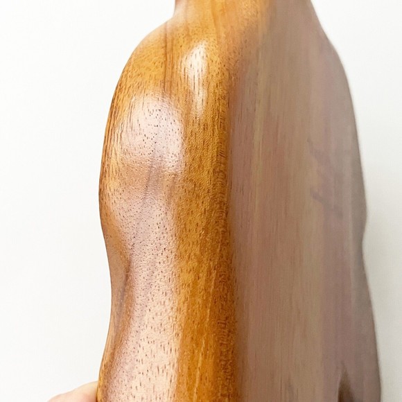 Leaf Carved Tray Monkey Pod Woods of Hawaii 3 Section Divided Serving Dish Vtg - Picture 6 of 10